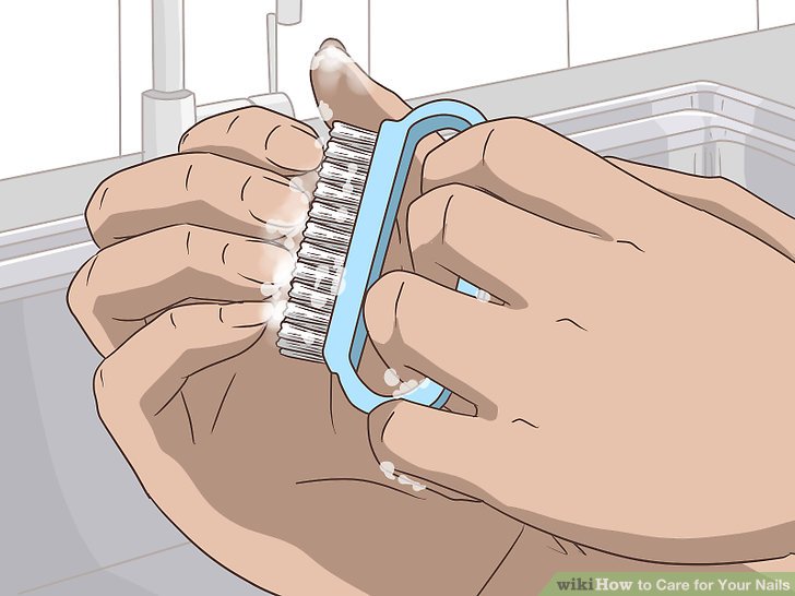 قدم دوم، برس کردن ناخن