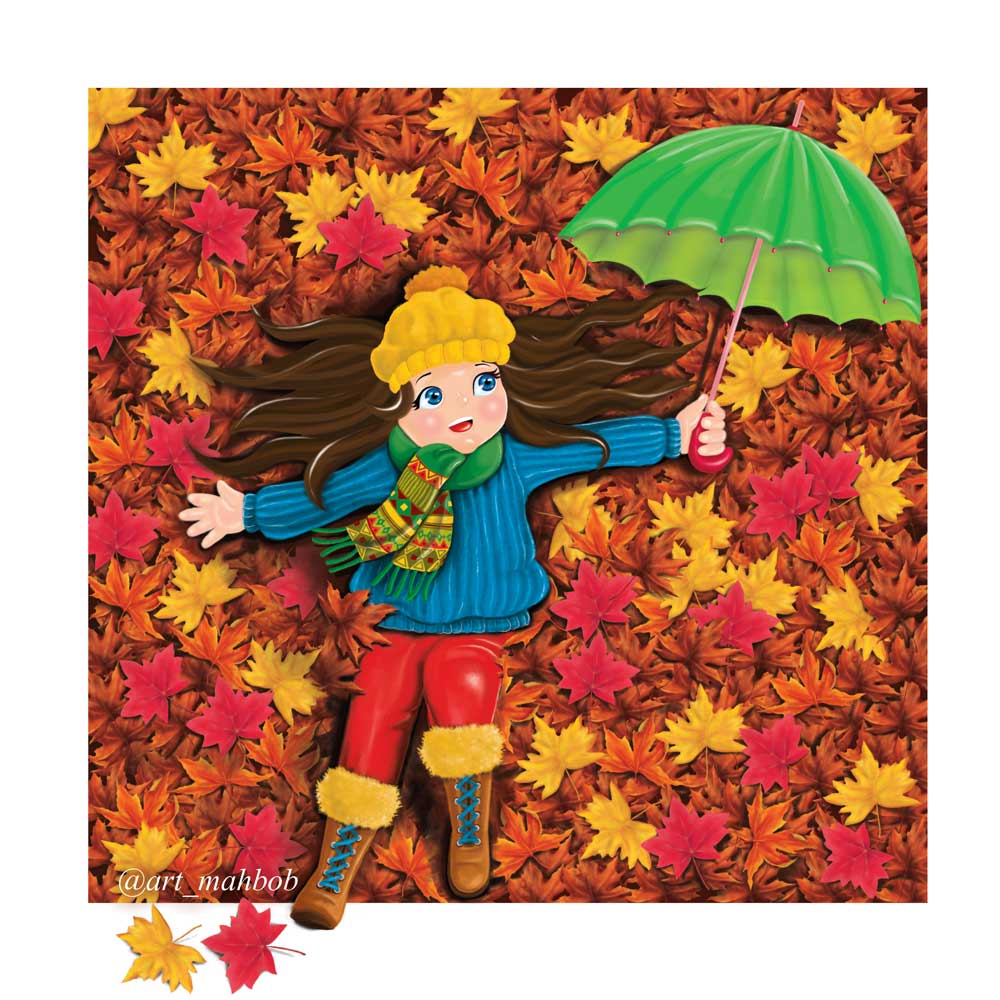 طرح های پاییزه ناخن با زیباترین رنگها