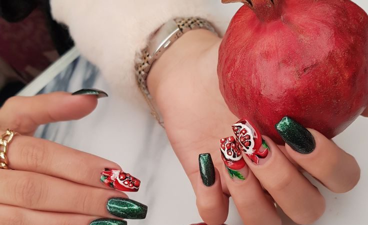 (15طرح ) جدید ناخن مخصوص شب یلدا