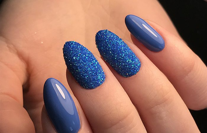 اموزش طراحی با شوگر افکت روی ناخن