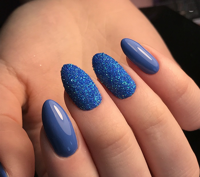 اموزش طراحی با شوگر افکت روی ناخن