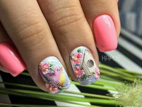 (20 مدل ) طراحی ناخن مخصوص فصل بهار