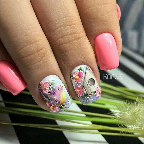 (20 مدل ) طراحی ناخن مخصوص فصل بهار