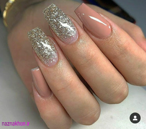 اموزش طراحی ناخن با گلیتر ناخن